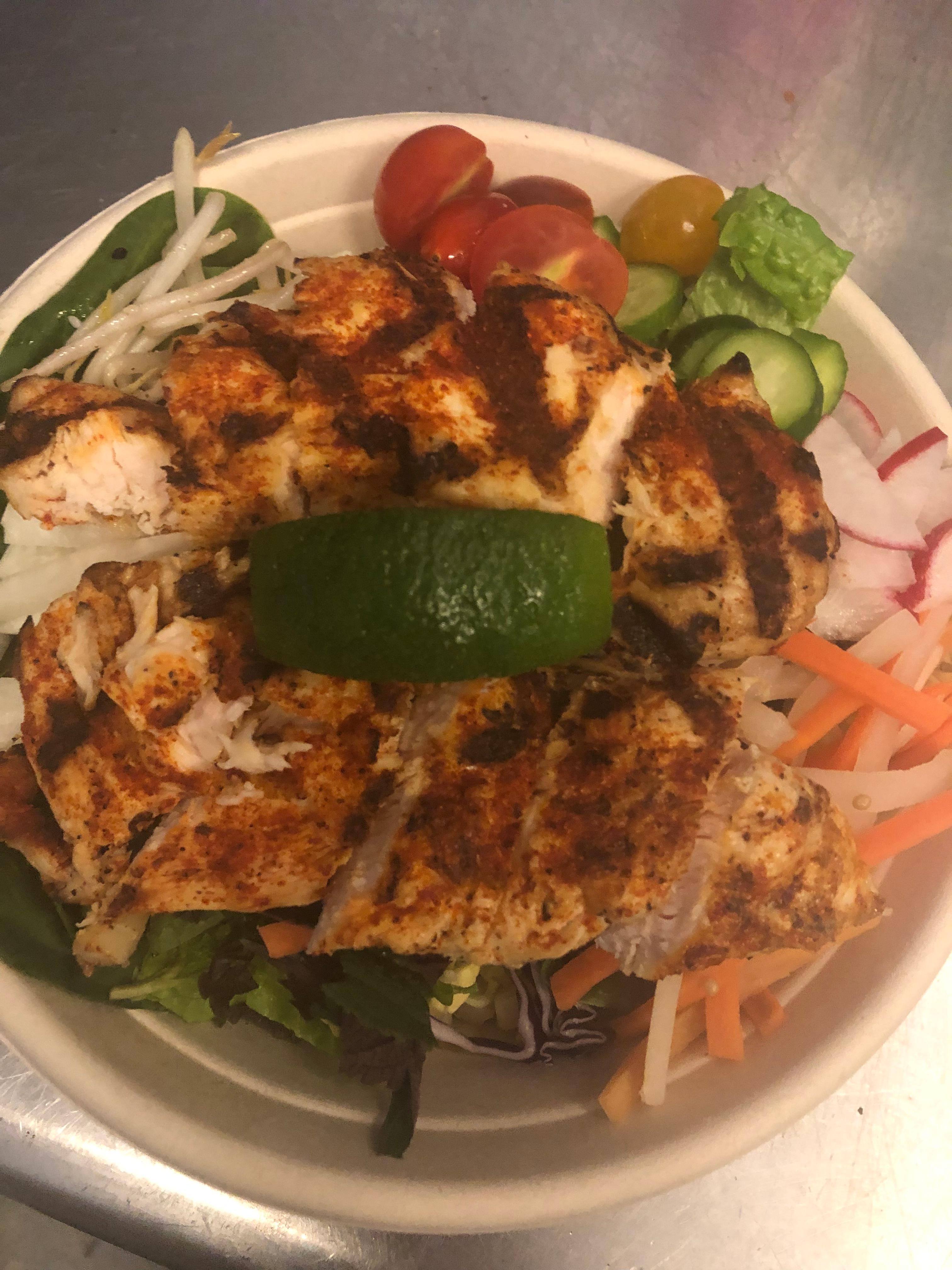 Vietnamese Chicken or Tofu Salad.