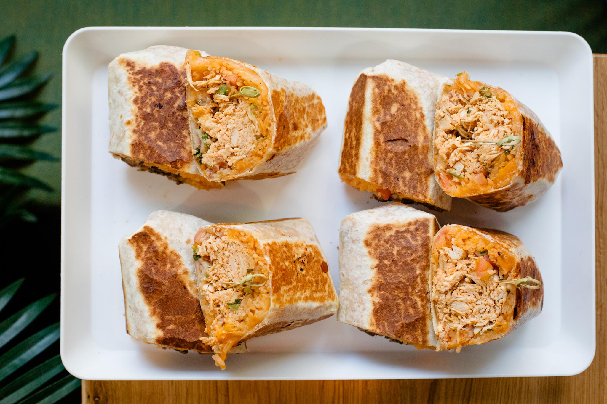 CATERING Chicken Burrito.