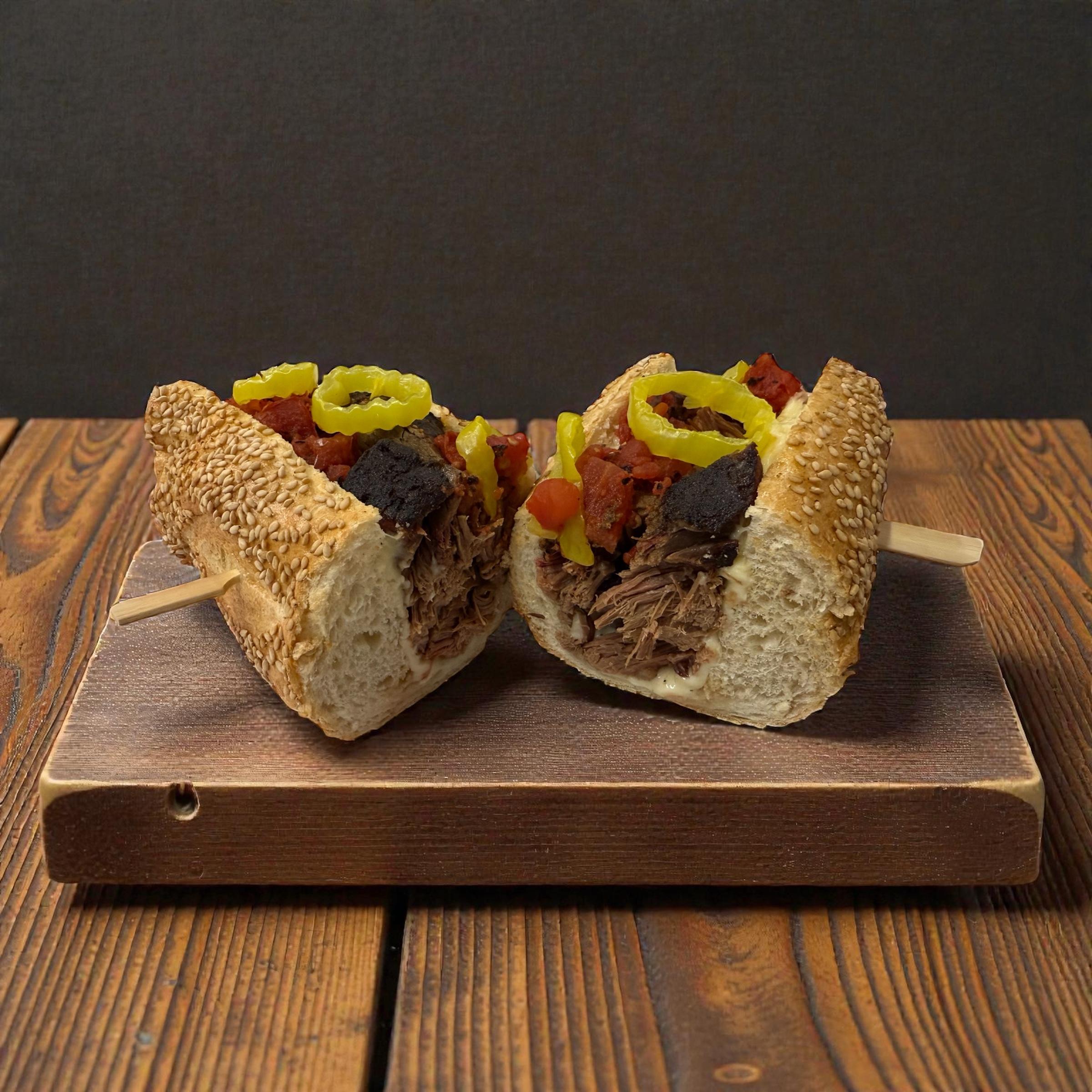 The Steak House Black Angus Brisket.