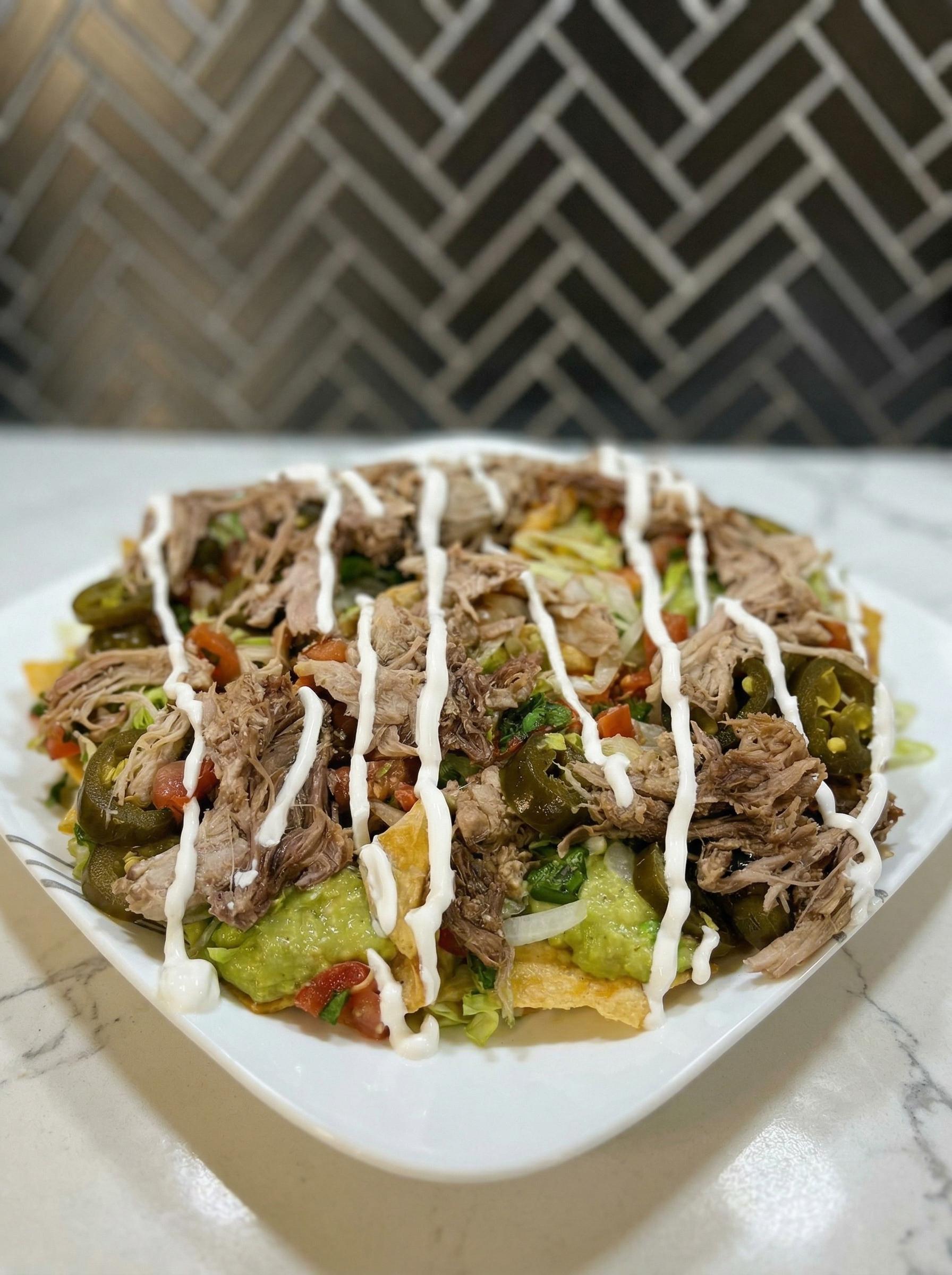 Pork Carnitas Tacos.