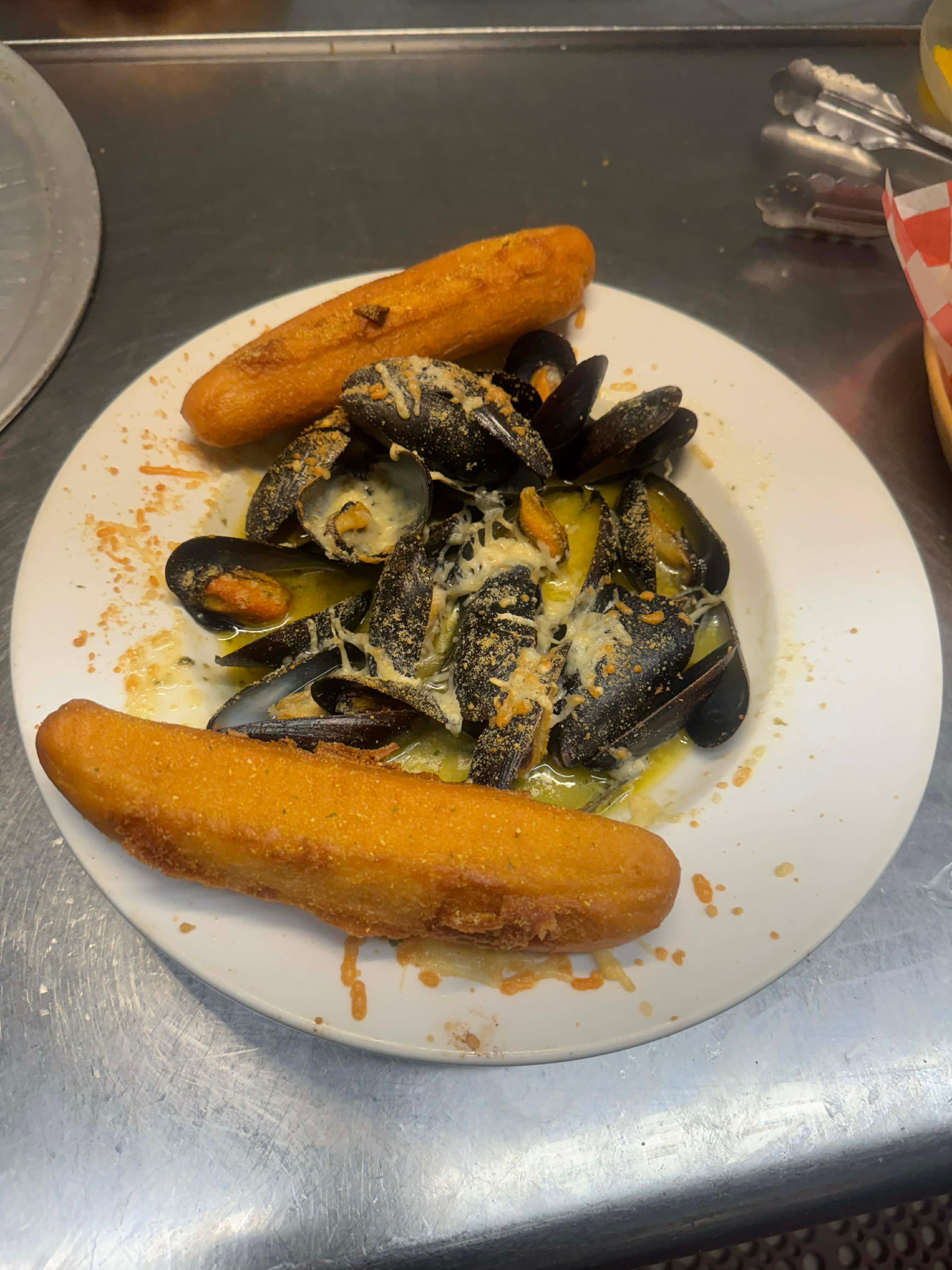 Mussels.