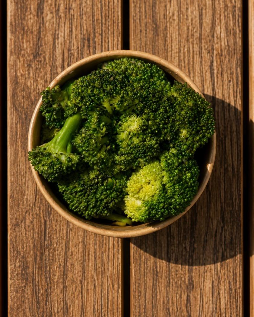 Garlic Broiled Broccoli.