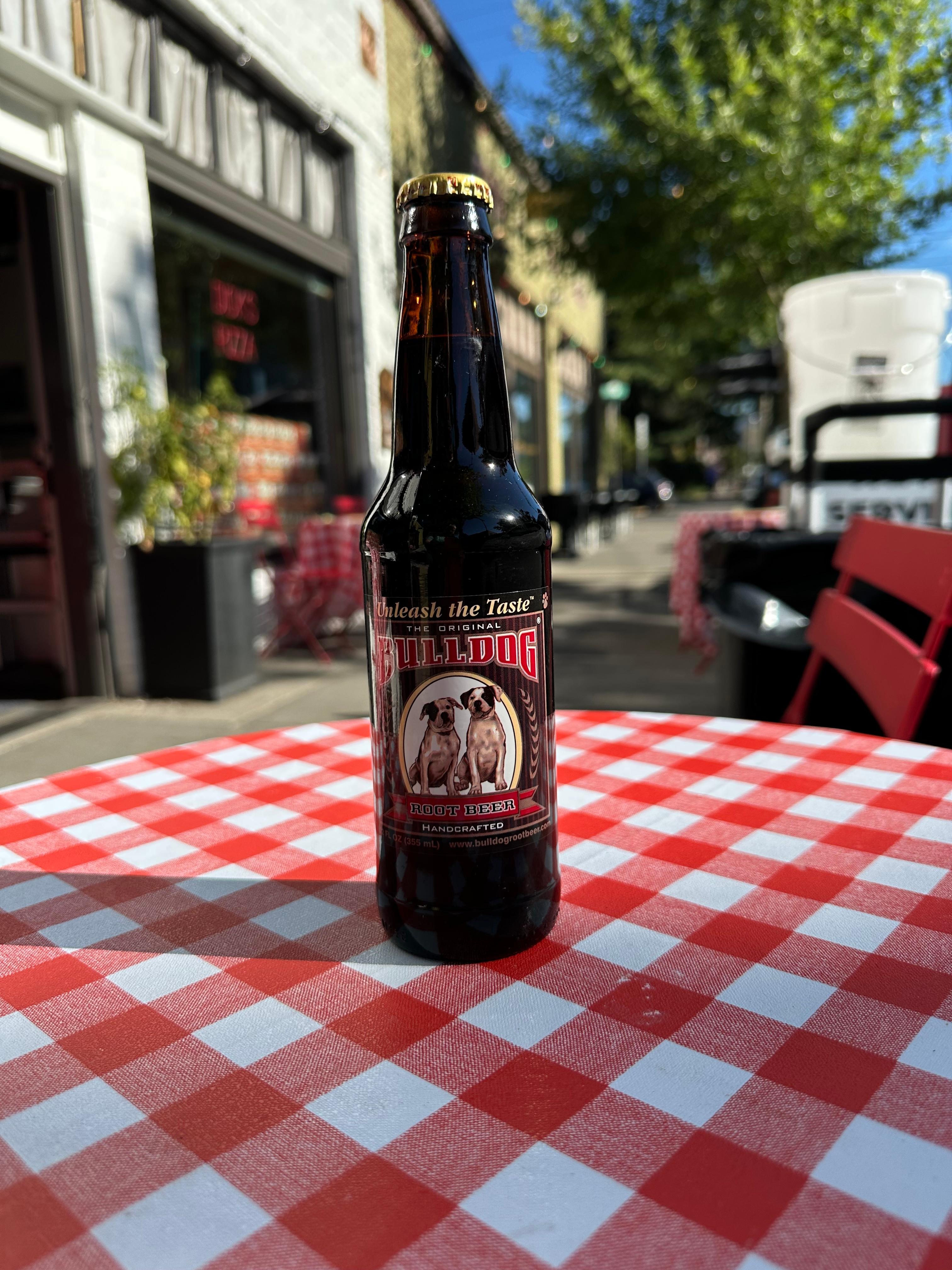 Bull Dog Root Beer.