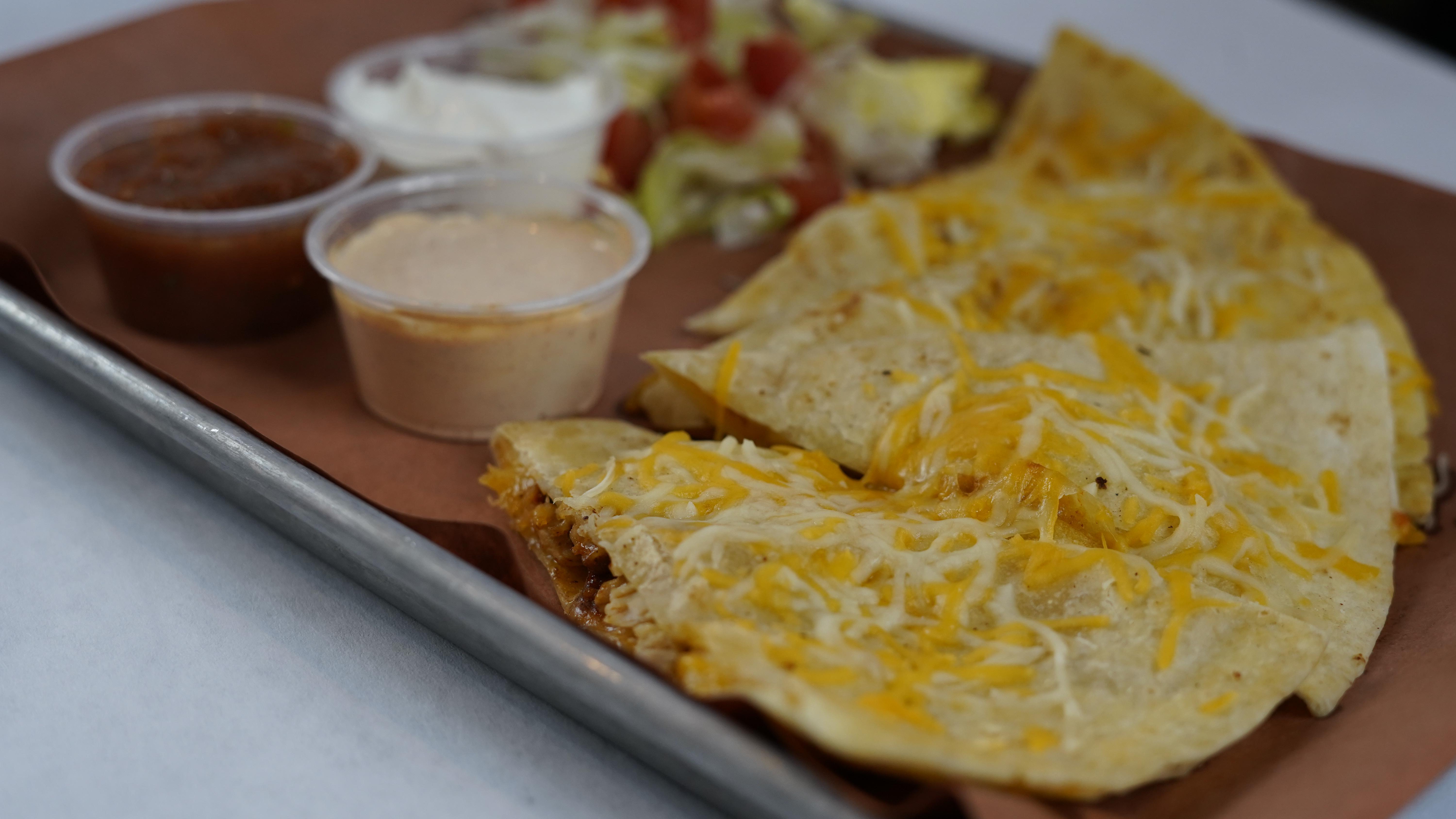Chicken Quesadilla.