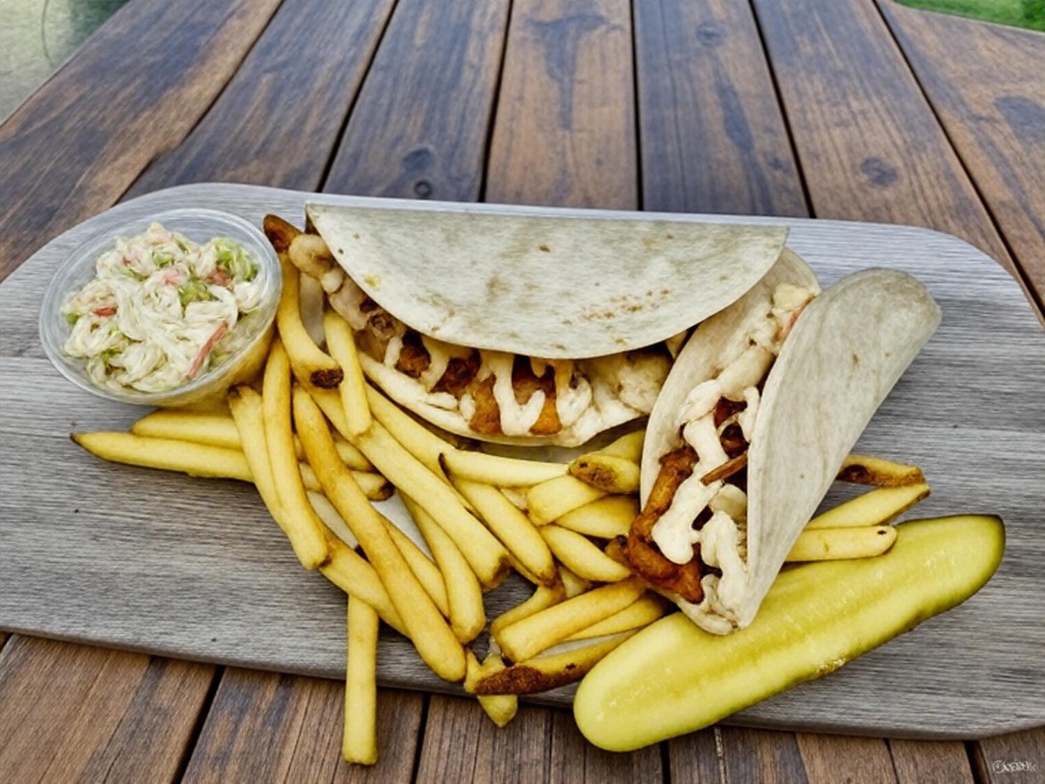 Chicken Tacos.