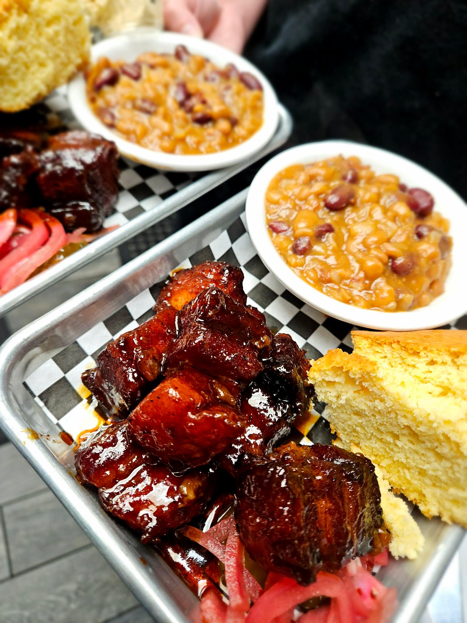 PORK BELLY BURNT ENDS PLATE.