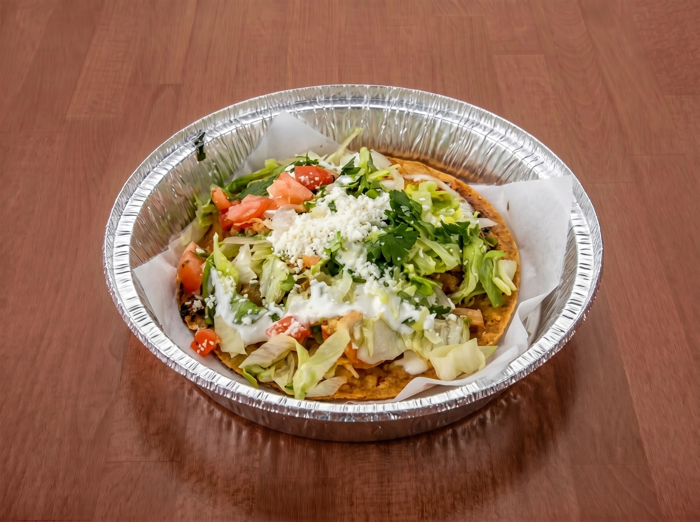 Orden De 3 Tostadas De Tinga / Order of 3 Tinga Tostadas.