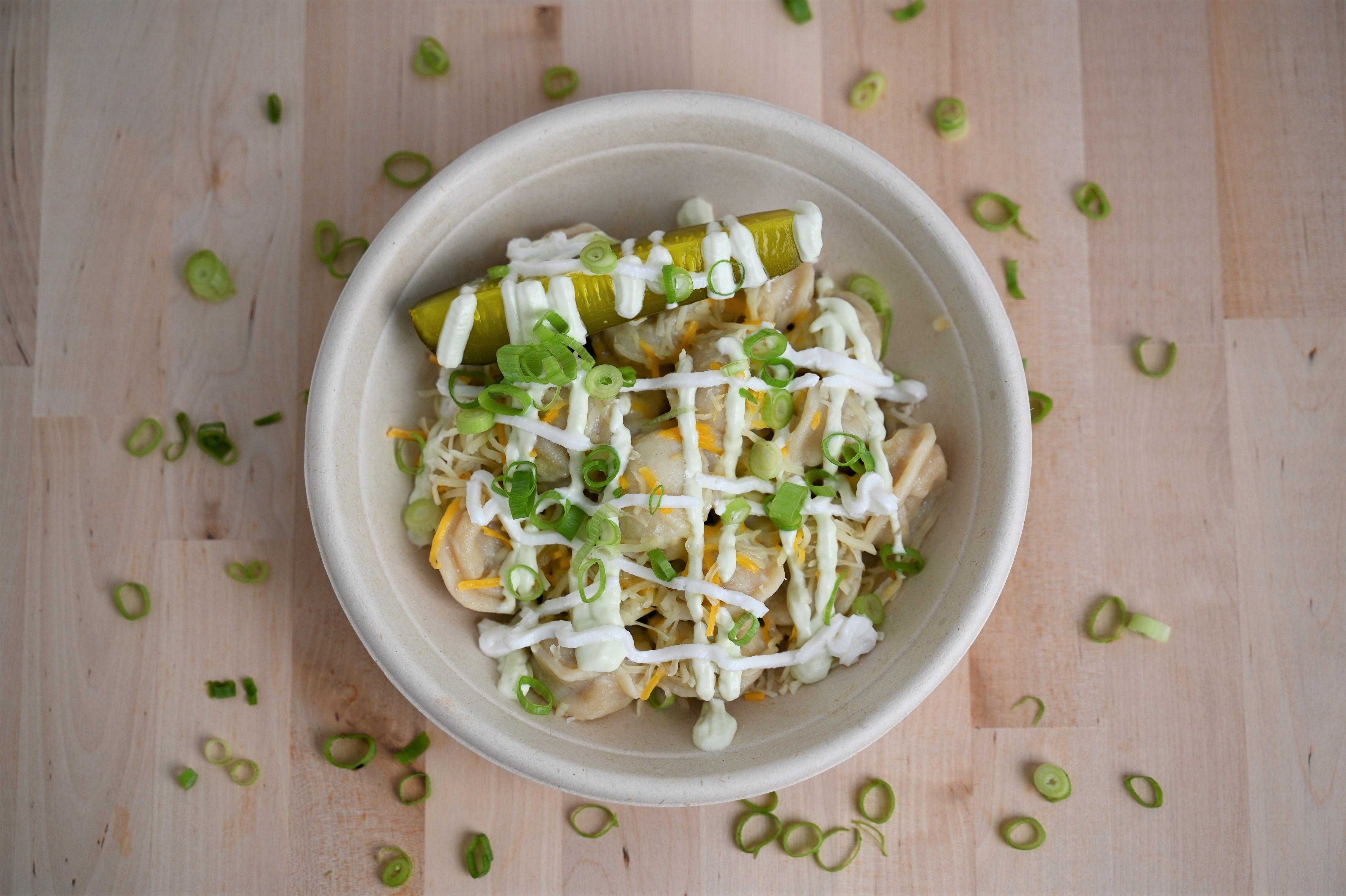 Zesty Garlic Dumpling Bowl.