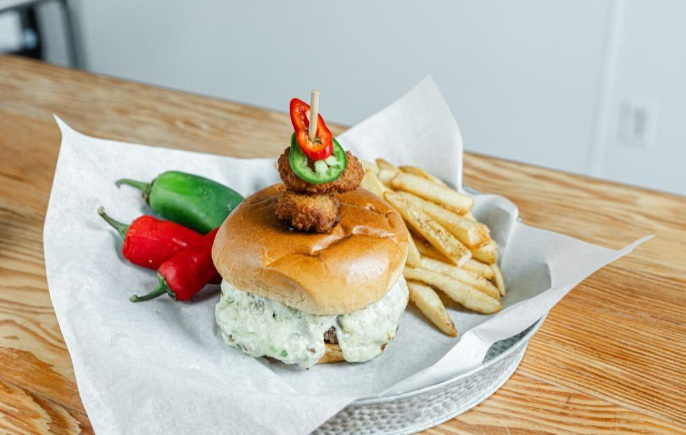 Jalapeno Popper Burger.