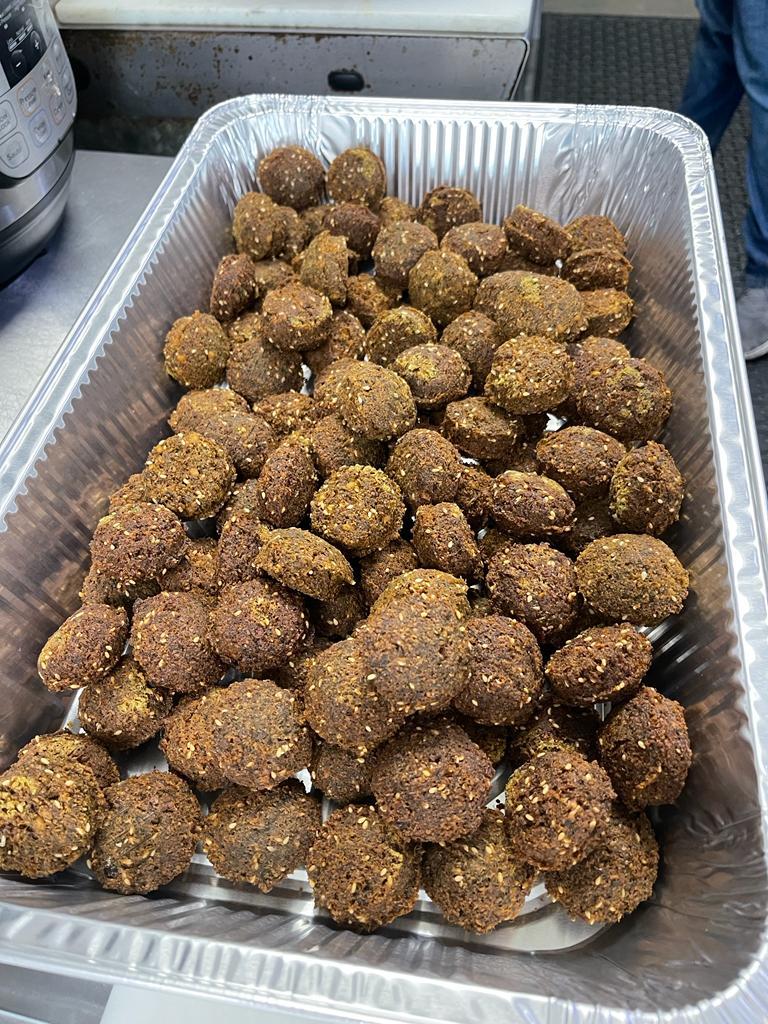 Falafel Tray (Serves 10).