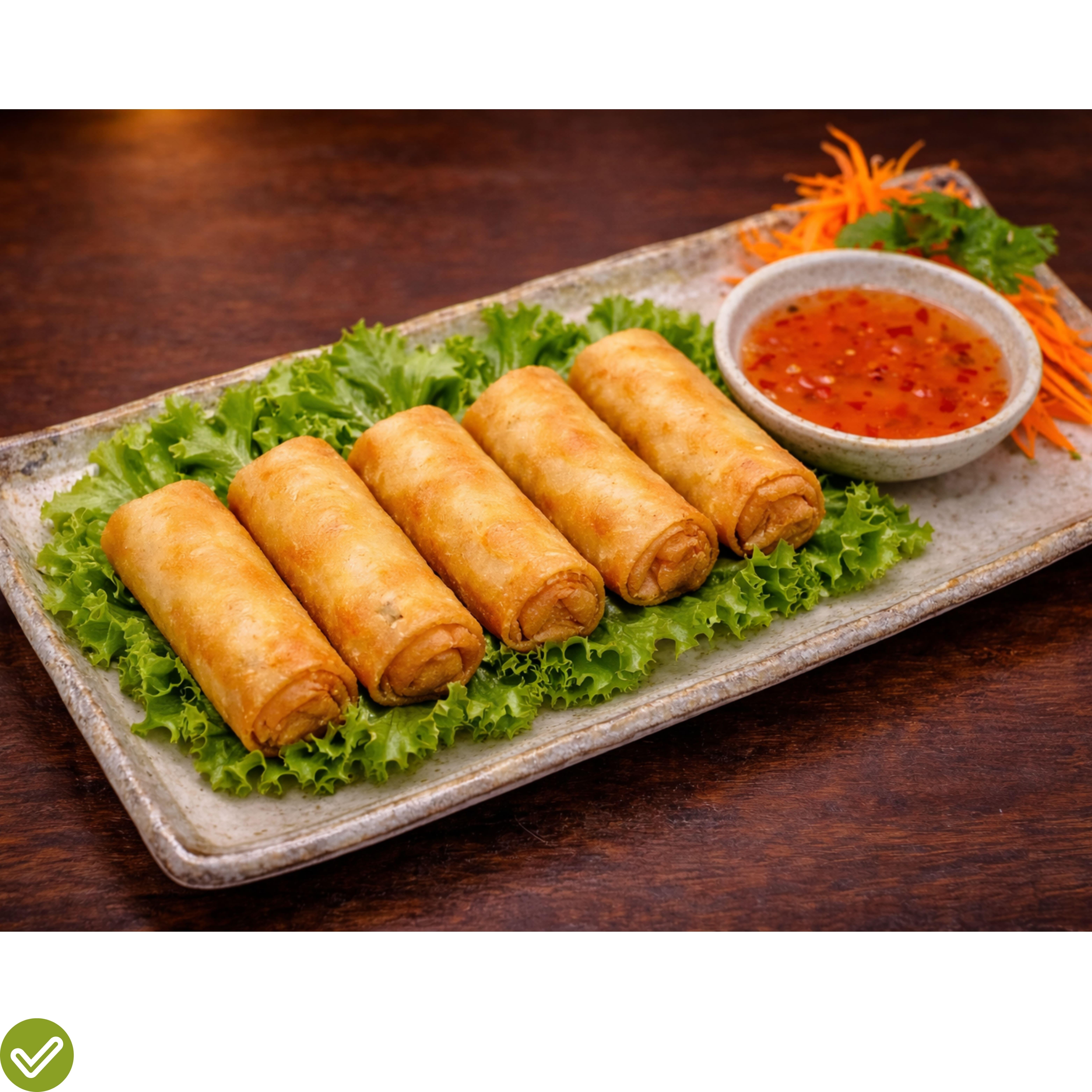 Veggie Spring Rolls (5 Pcs).