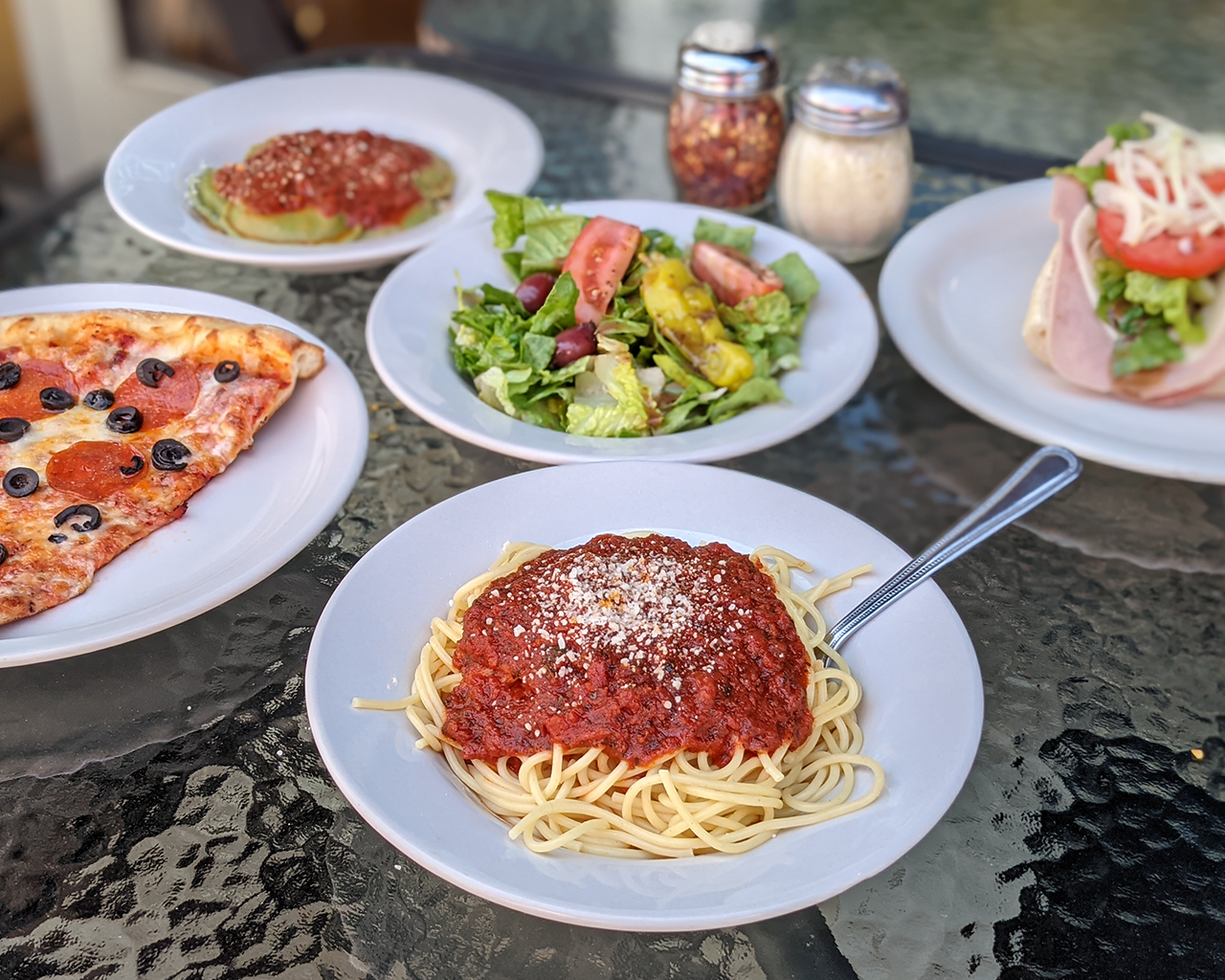 Spaghetti Marinara.