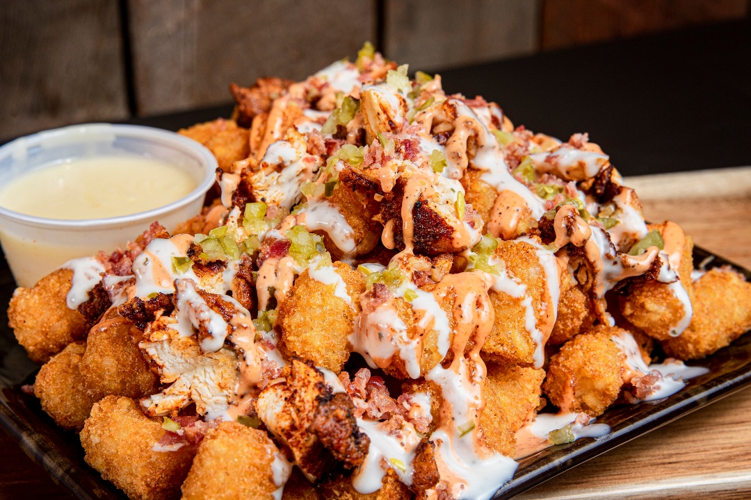 Loaded Hot Shack Tots.