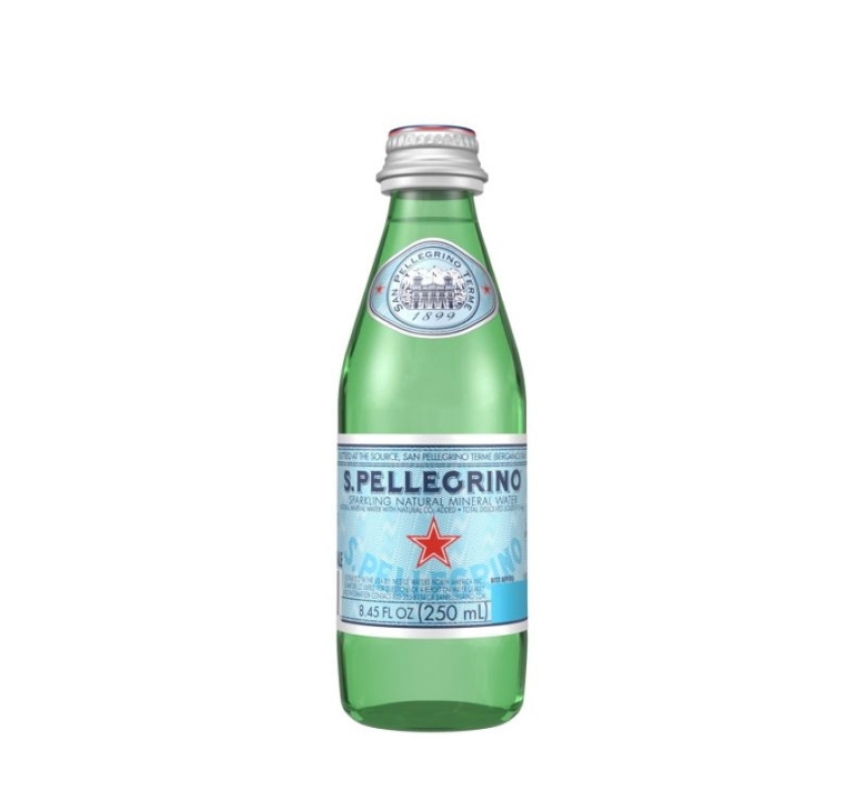 Sparkling water.