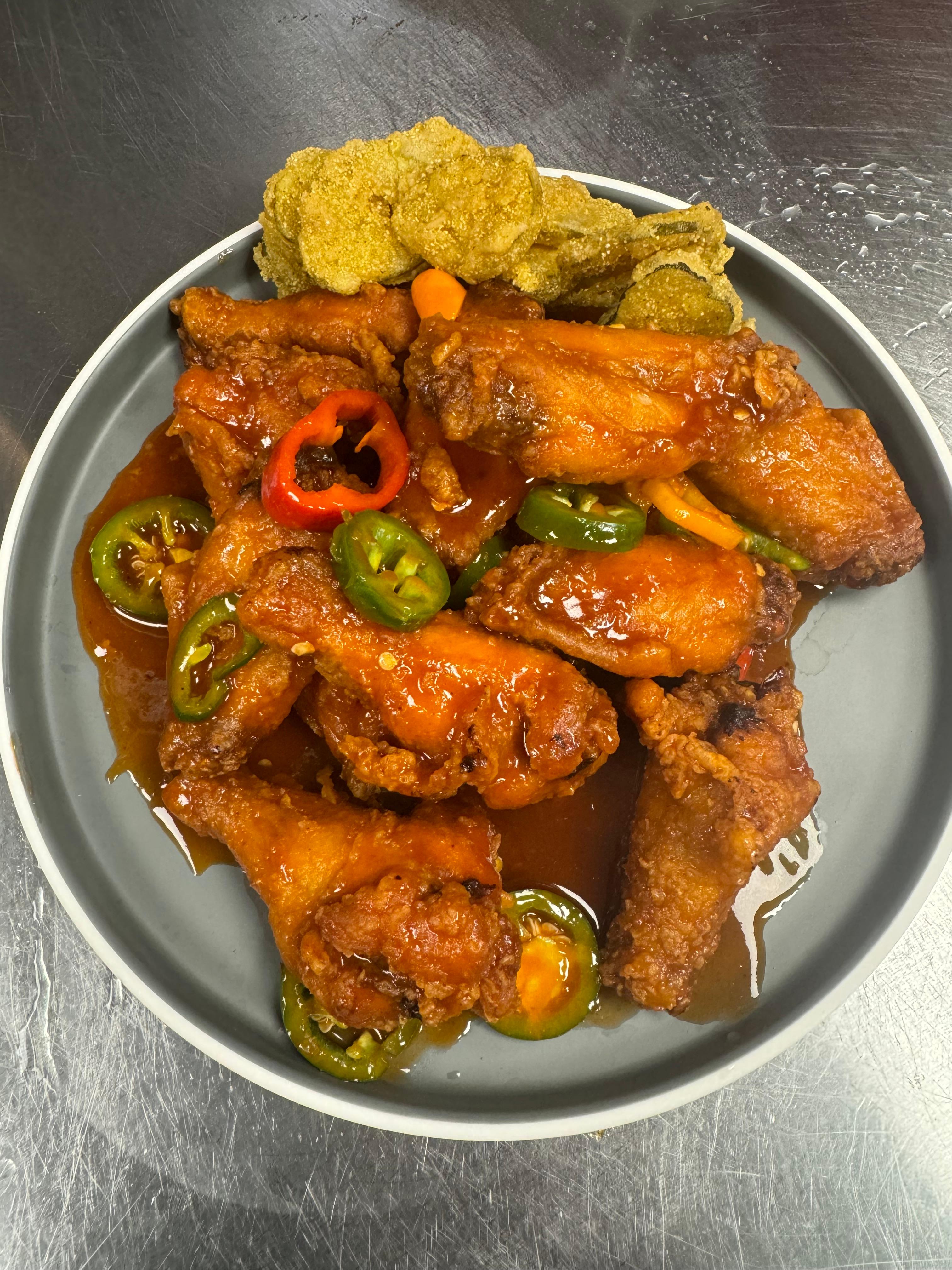 Jalapeños Hot Wings.