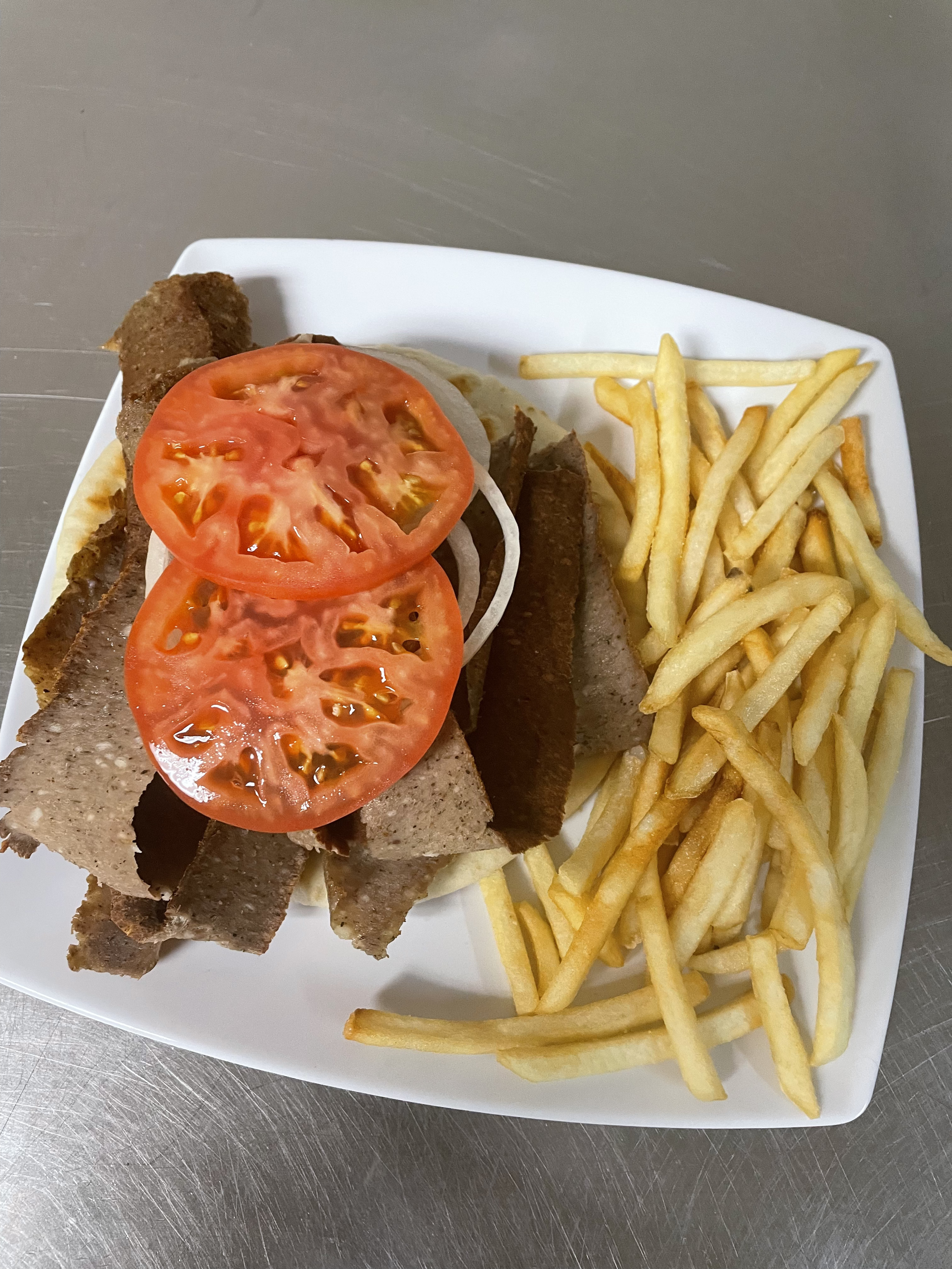 Fresh Cut Gyro Sandwich.
