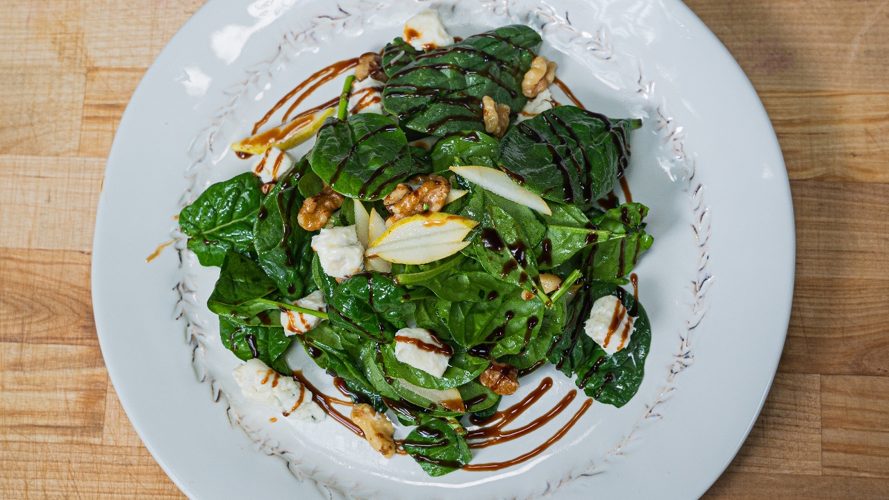Spinach salad.