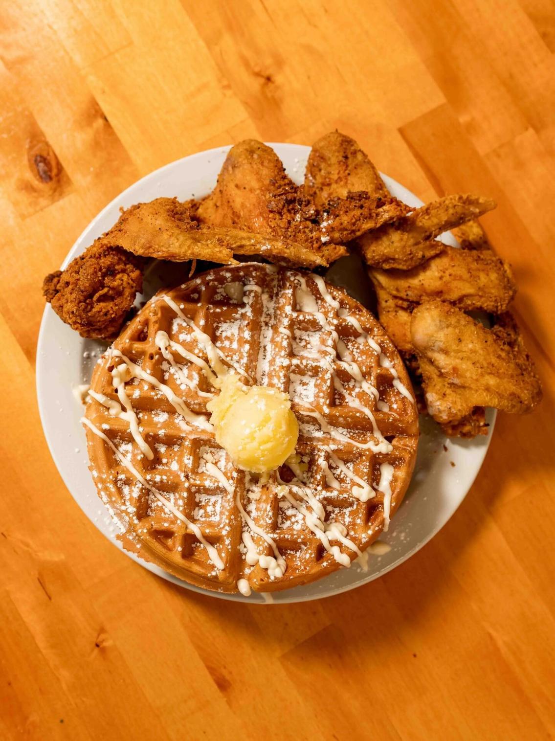 Chicken and Waffles.