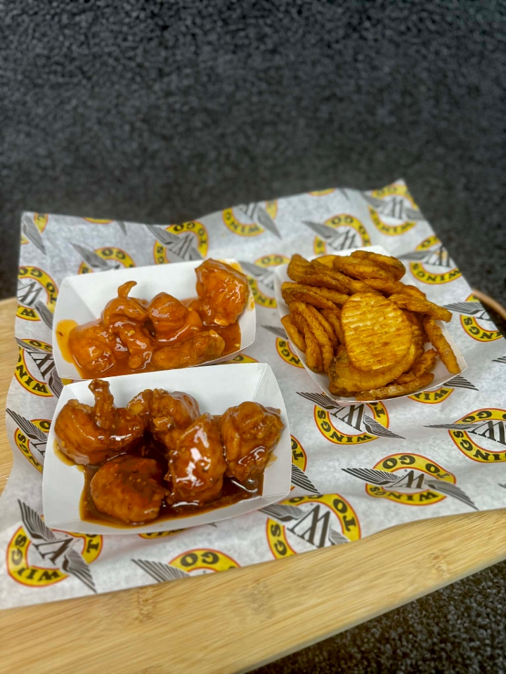10 Wings Boneless Value Meal.