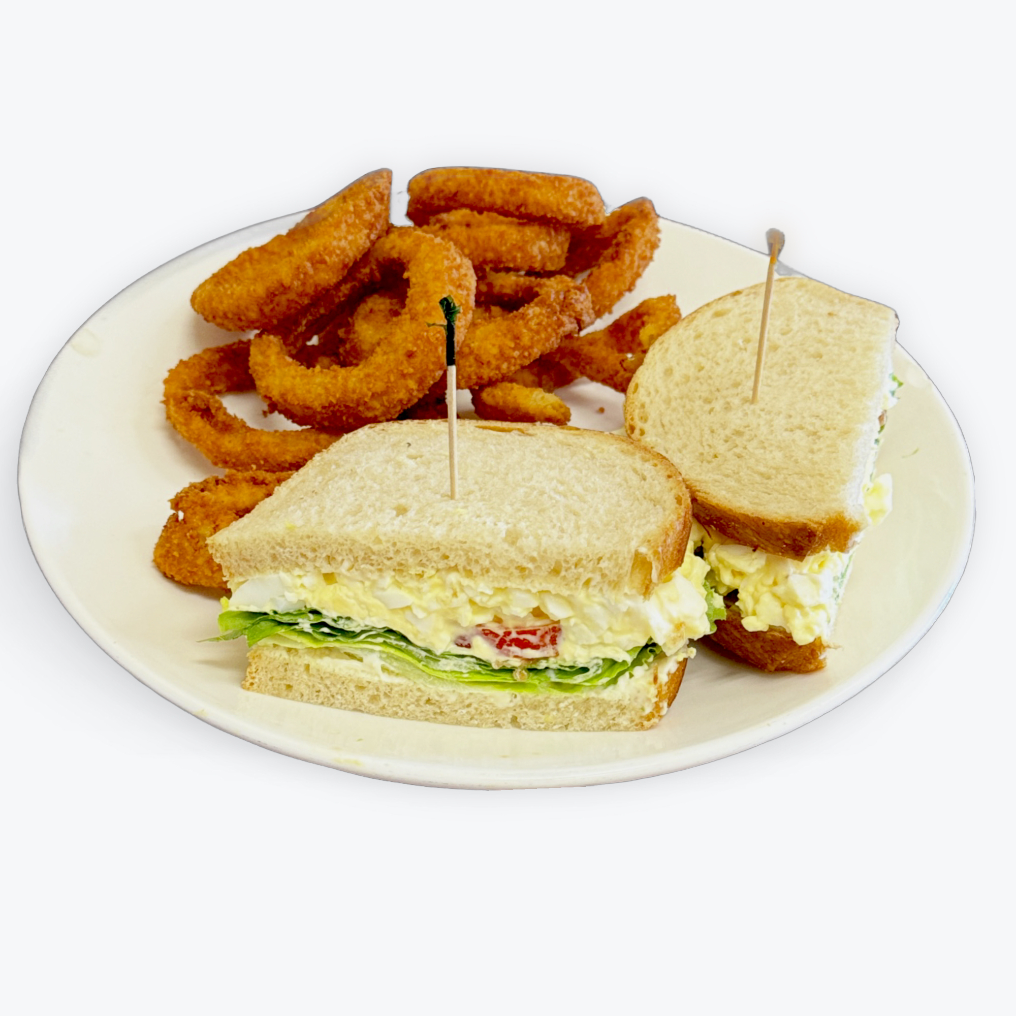 EGG SALAD SANDWICH.