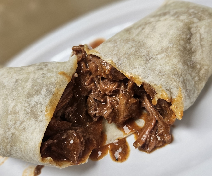 Chile Colorado Burrito.