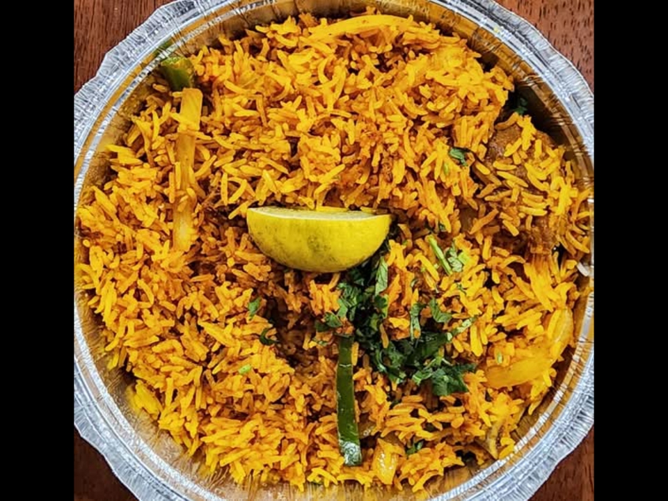 GOAT BIRYANI.