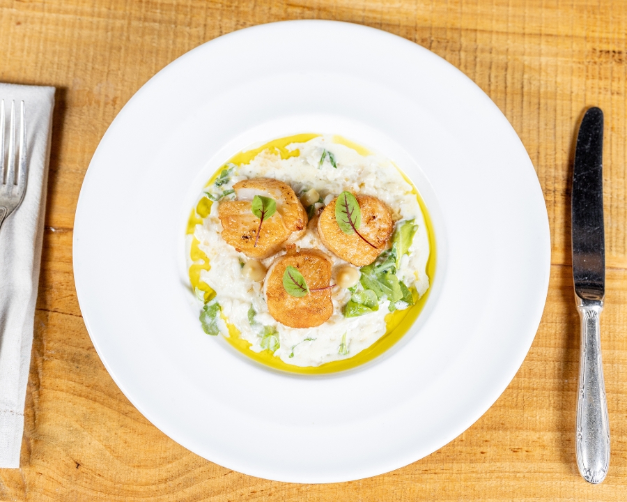 Scallop Lemon Risotto.