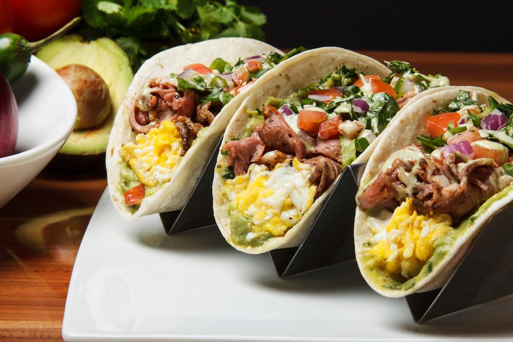 Breakfast Tacos*.