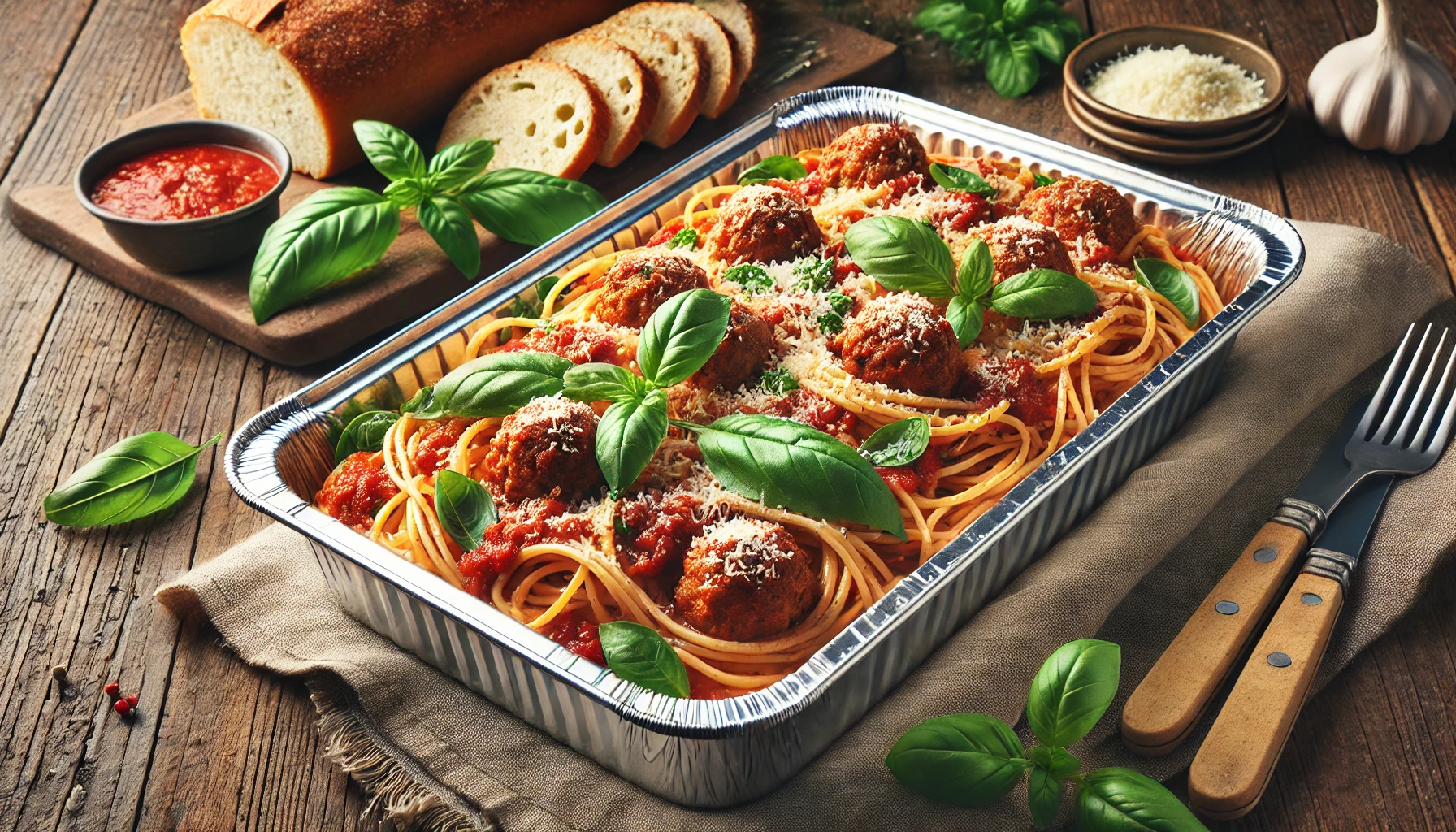 Meatballs Marinara Tray (12-15 servings).
