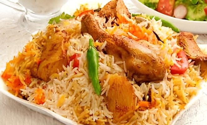 Vijayawada Chicken Biryani (Signature Item).