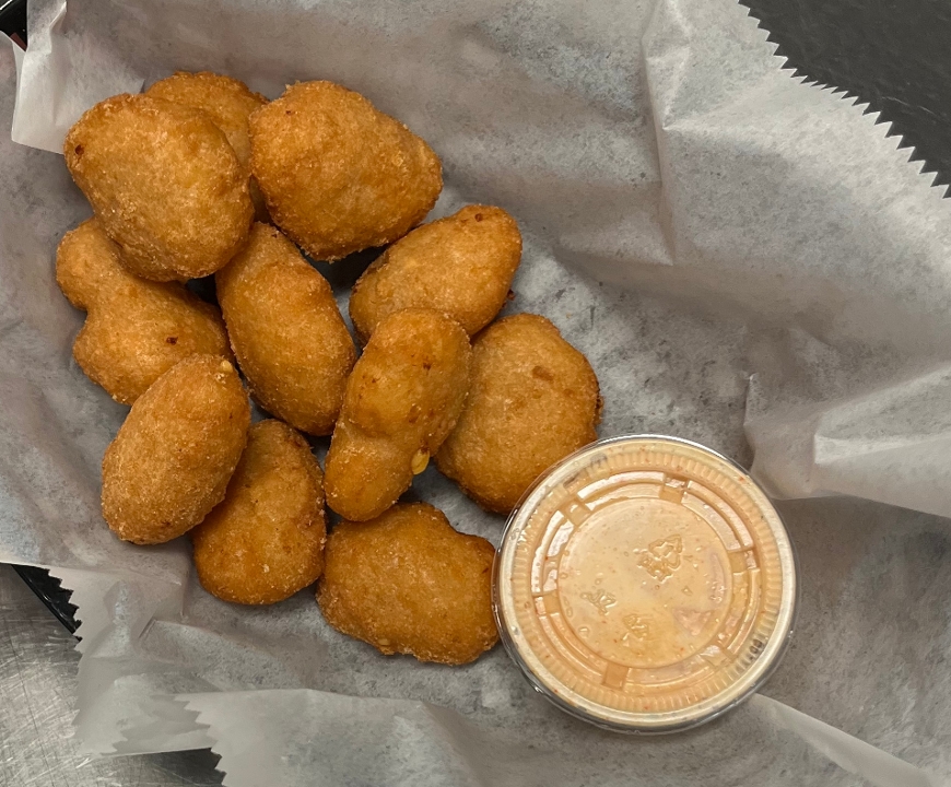 Mac n Cheese Bites.