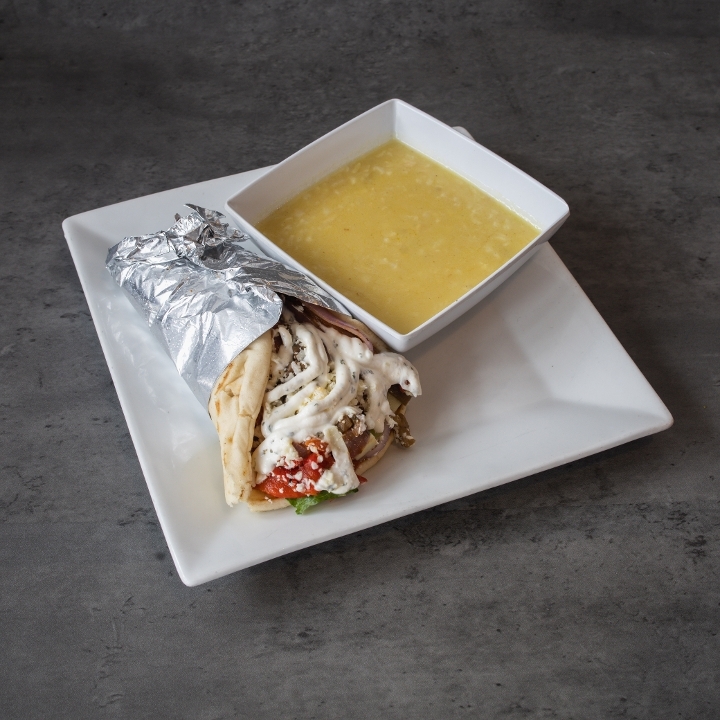 Vegetarian Gyro.