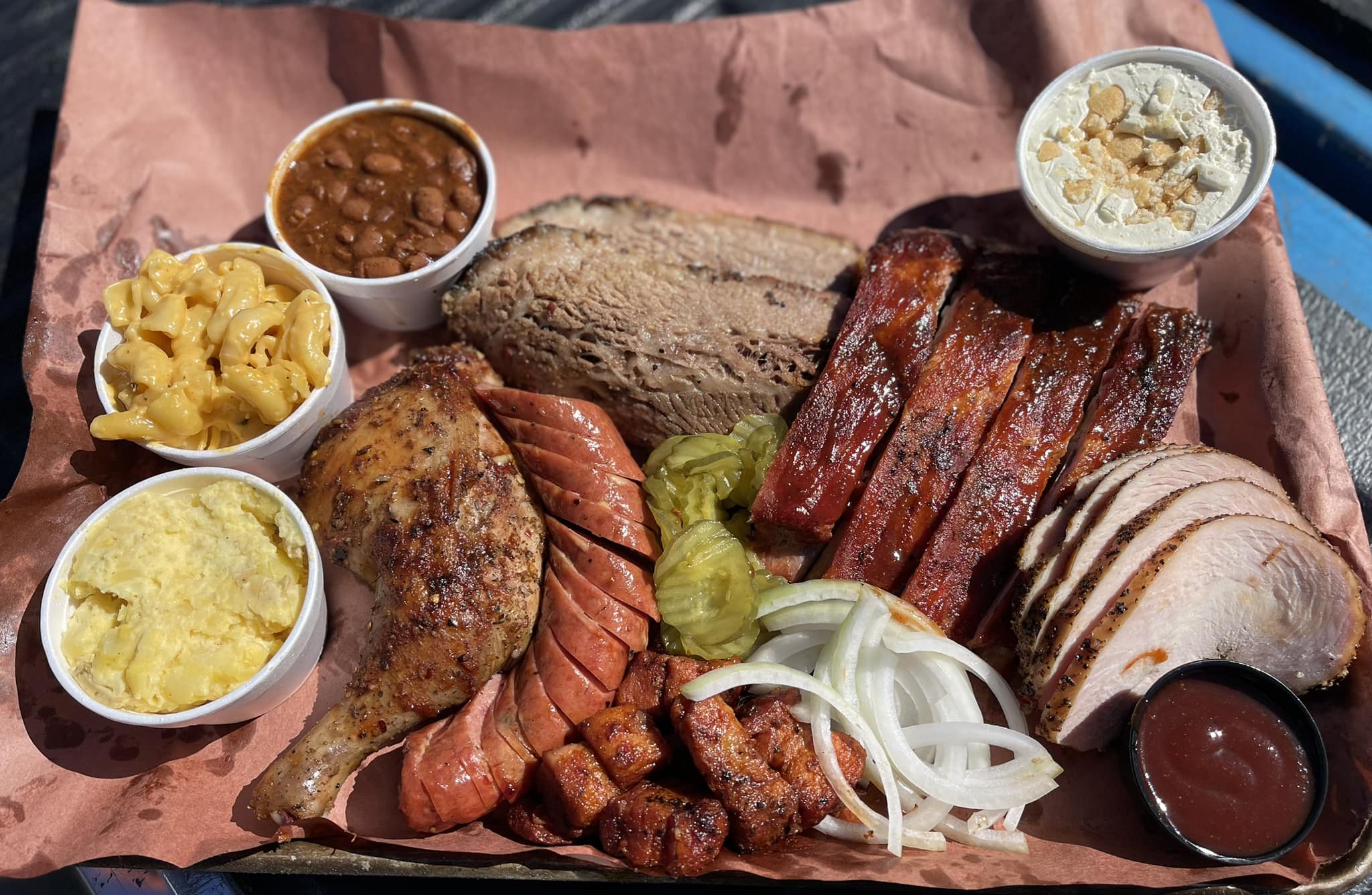 3 Meat Combo Plate.