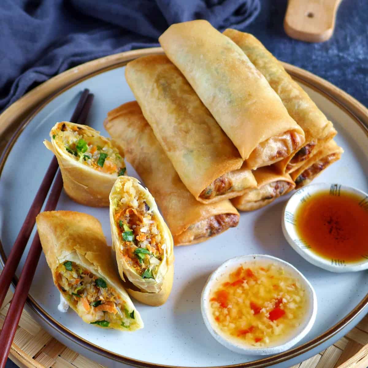 Veggies Spring Rolls.