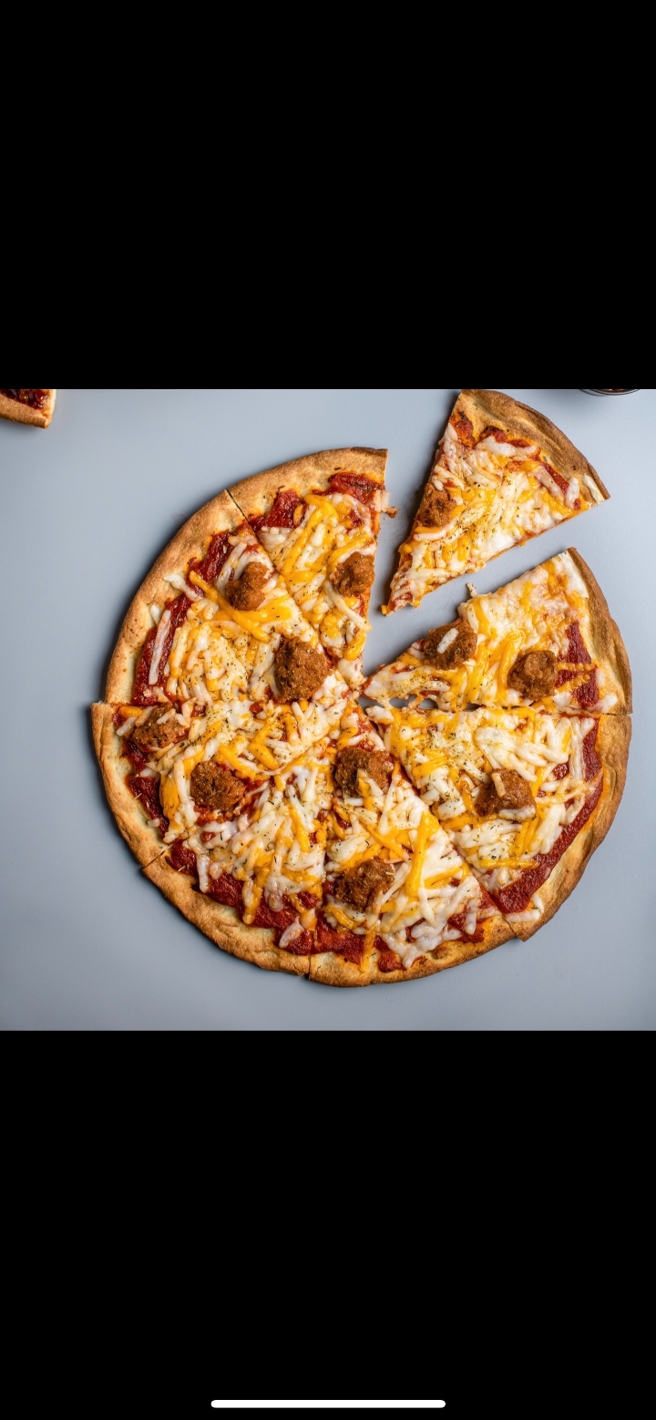FAB'S ITALIAN SAUSAGE PIZZA.
