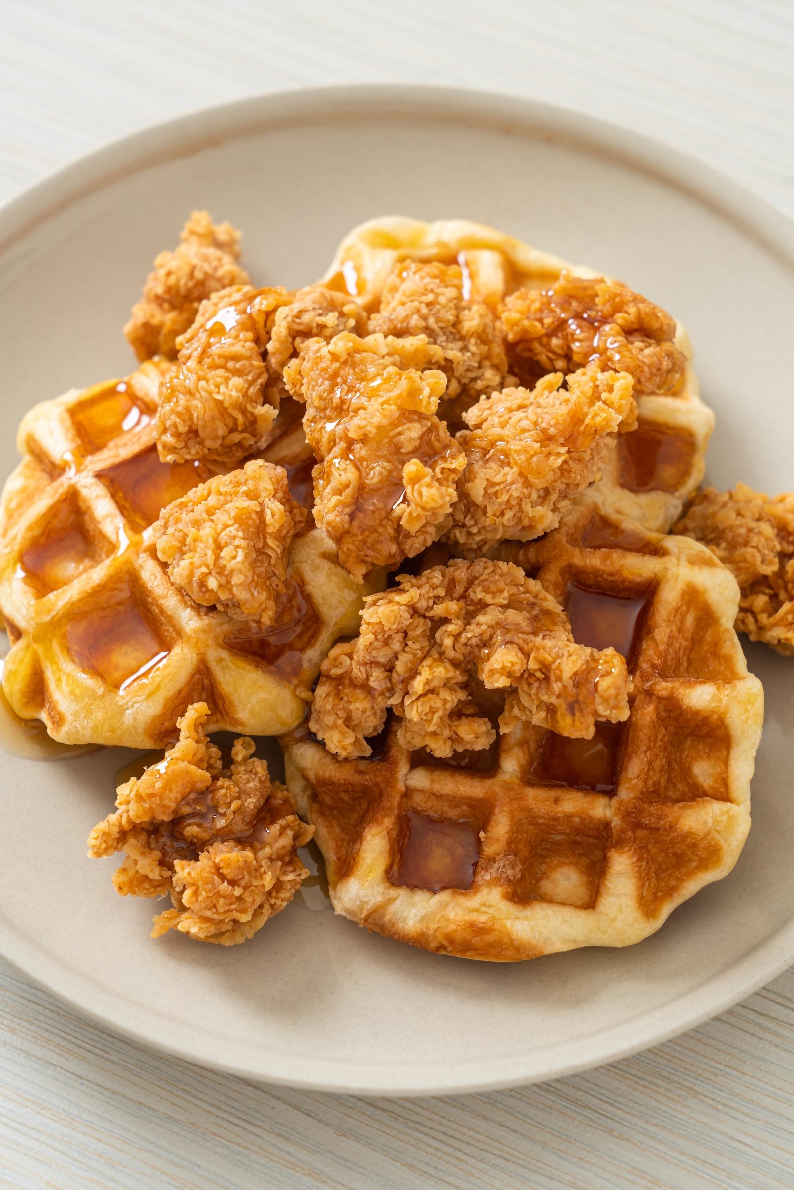 3pcs Chicken and Waffle.