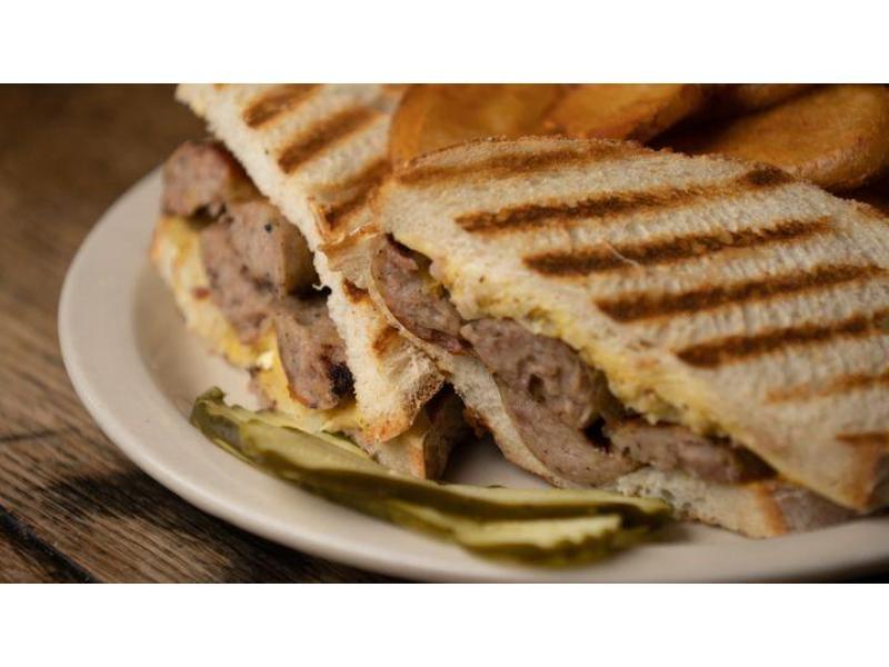 Banger Sandwich.
