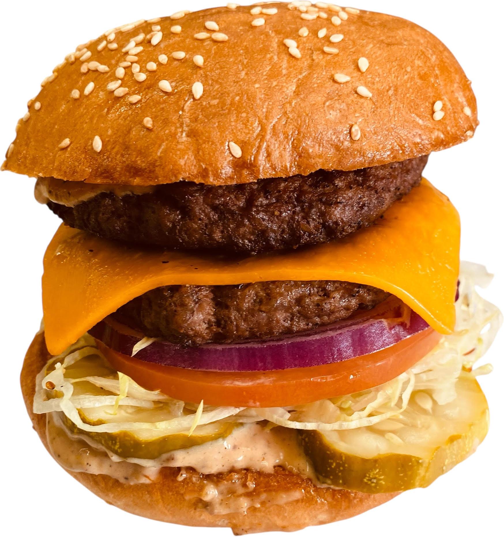 Double Cheese Burger & Fries.