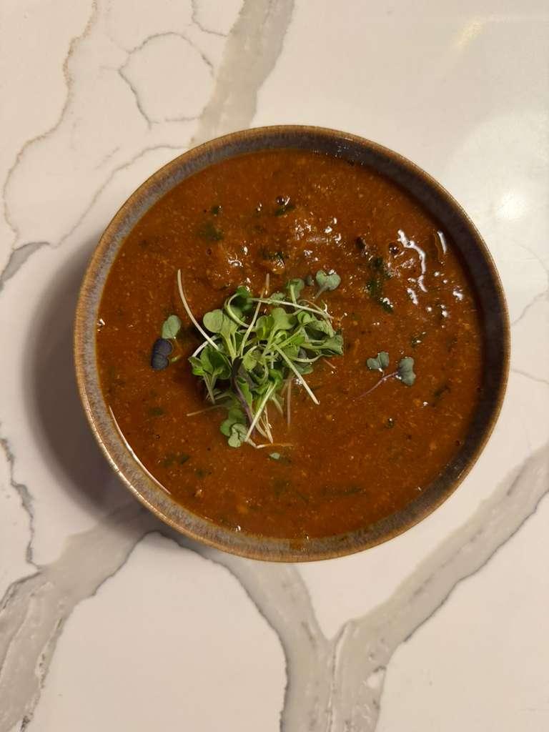 Maharashtrian Railway goat curry (gf).