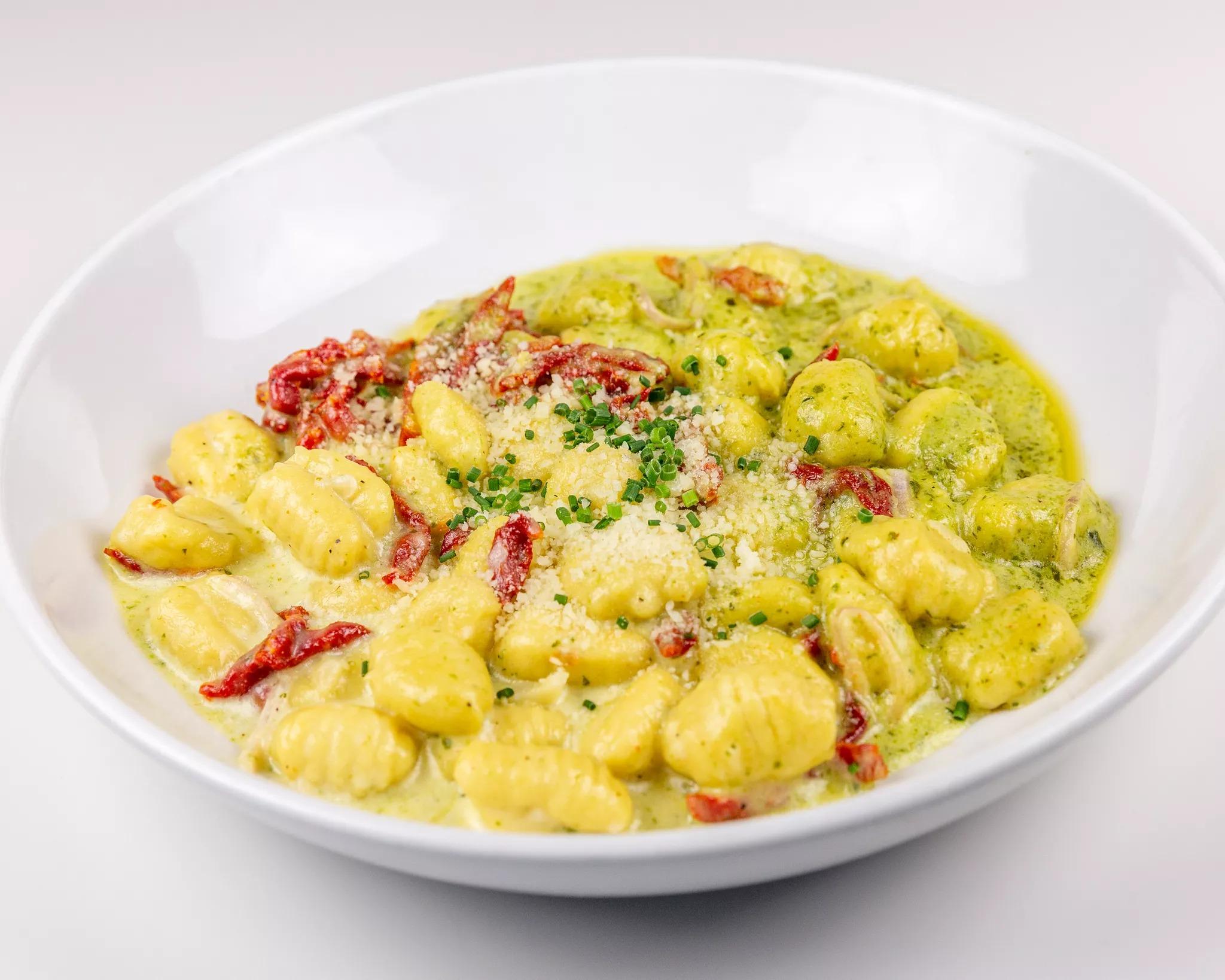 Creamy Pesto Gnocchi.