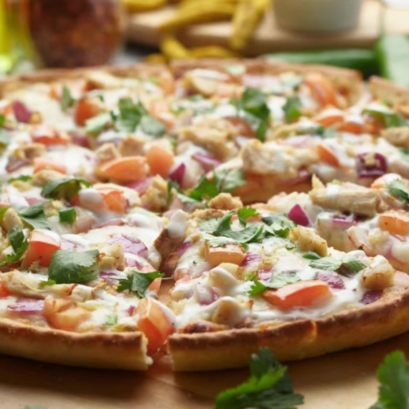 Bombay BBQ Chicken Pizzatwist.