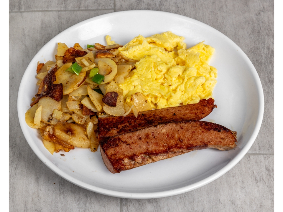 Two Egg Polish Sausages.