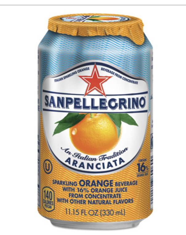 Can San pellegrino Orange.