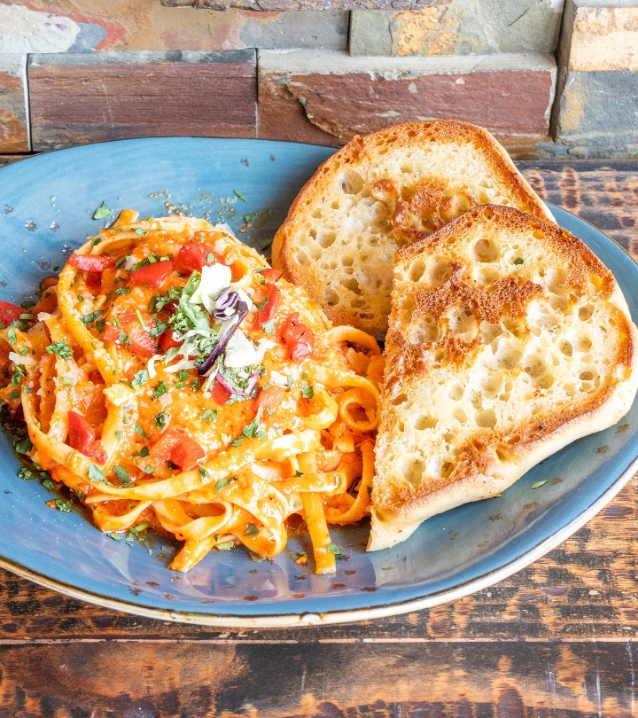 Red Pepper Pasta.