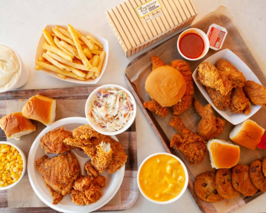 12 pc (3 ea.) w/ 2 Large Sides.