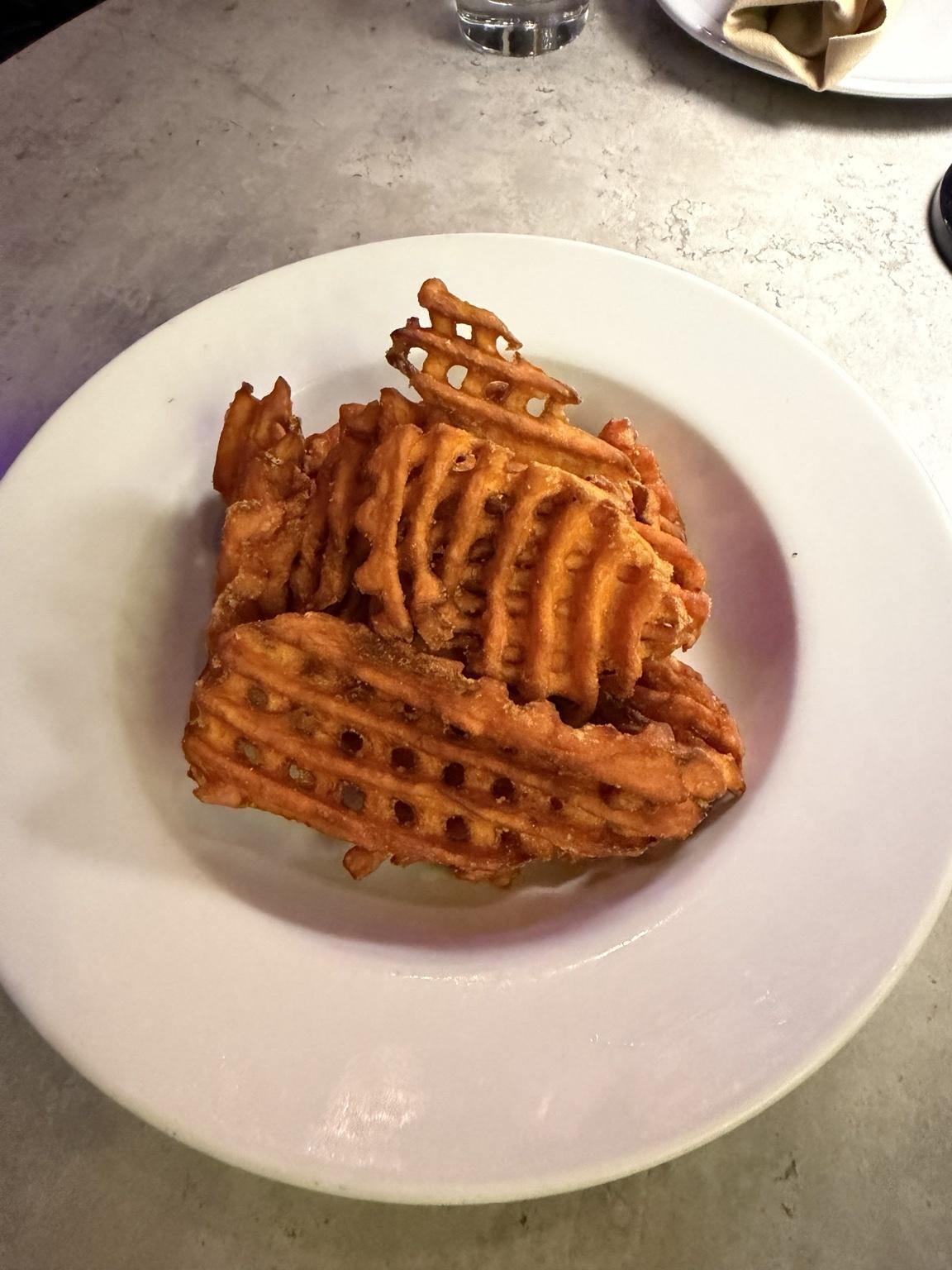 Sweet Potato Waffle Fries.