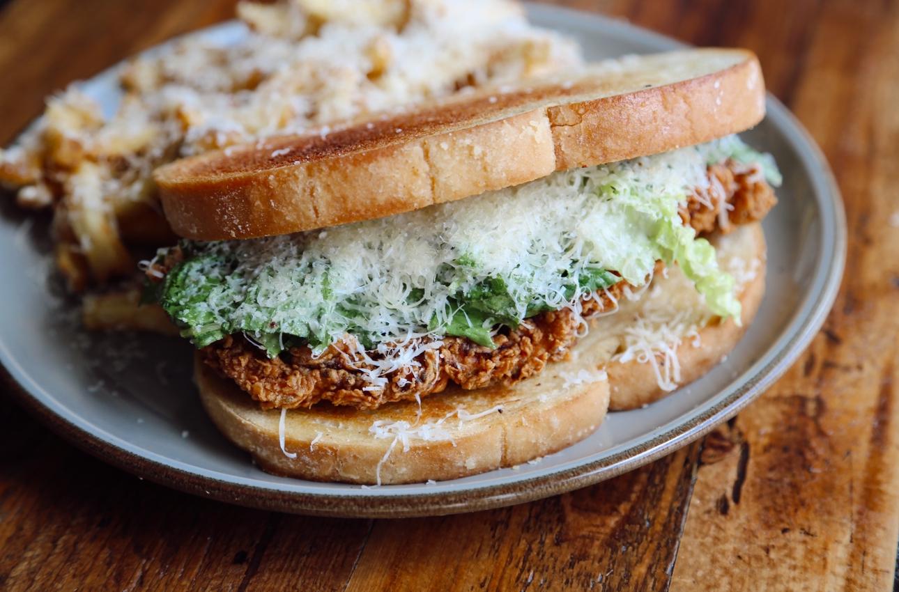 Chicken Caesar Sandwich.