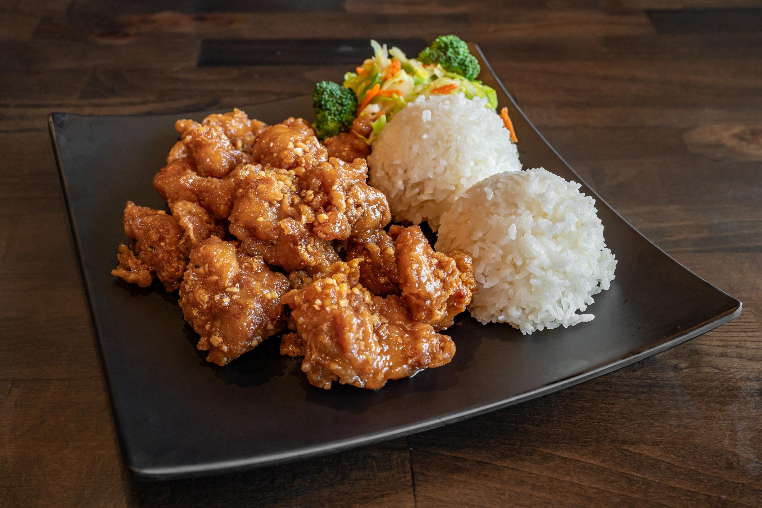 Honey Garlic Chicken.
