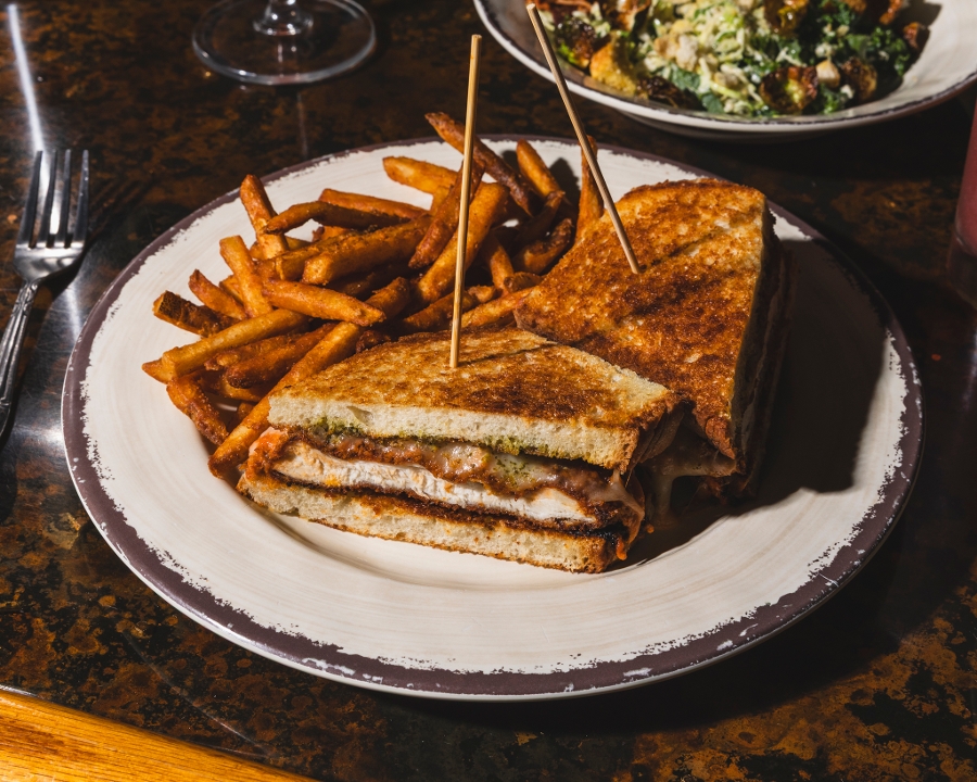 VODKA CHICKEN PARM MELT.