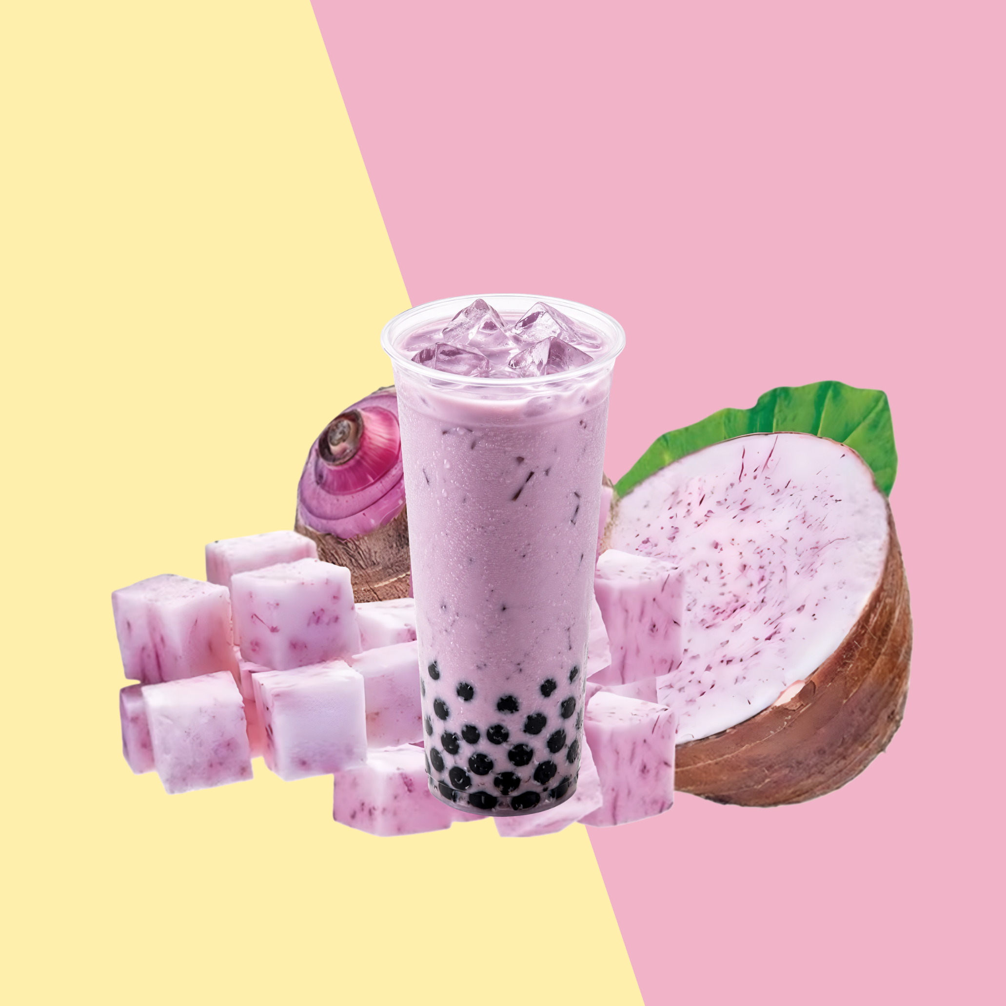 Tokyo Taro Boba Tea (24oz).
